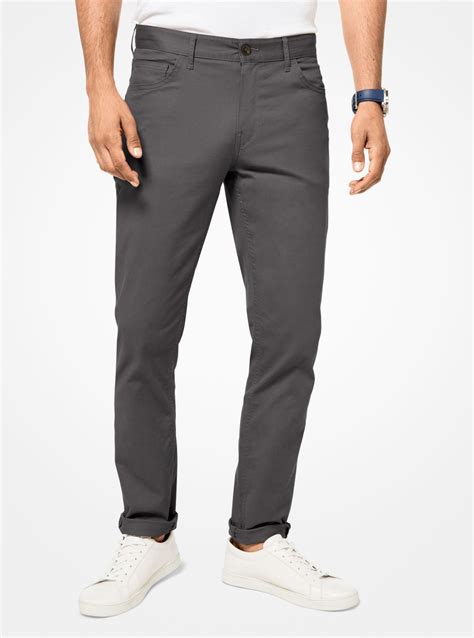 michael kors dress pants mens|modern fit stretch twill pants.